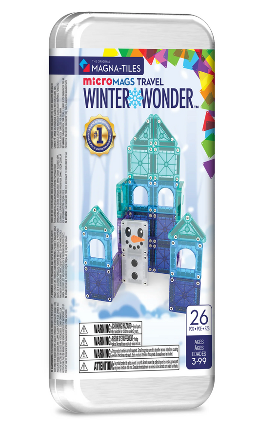 microMAGS   Winter Wonder   Travel   Set - magnatiles