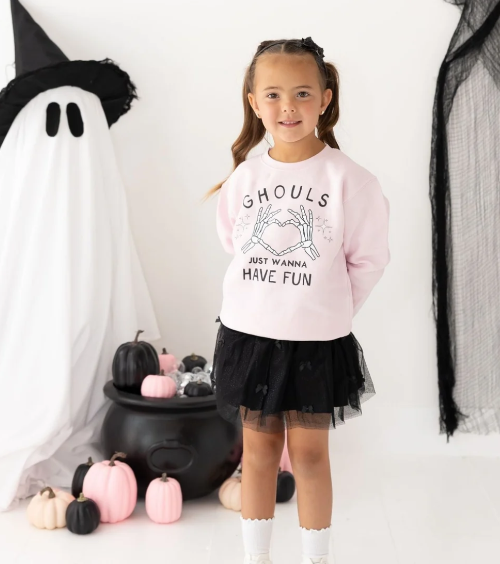GHOULS JUST WANNA HAVE FUN HALLOWEEN SWEATSHIRT