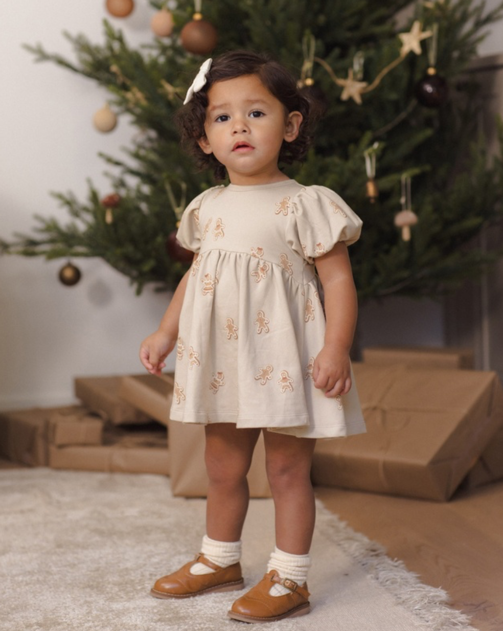 Darla Dress || Gingerbread - Quincy Mae