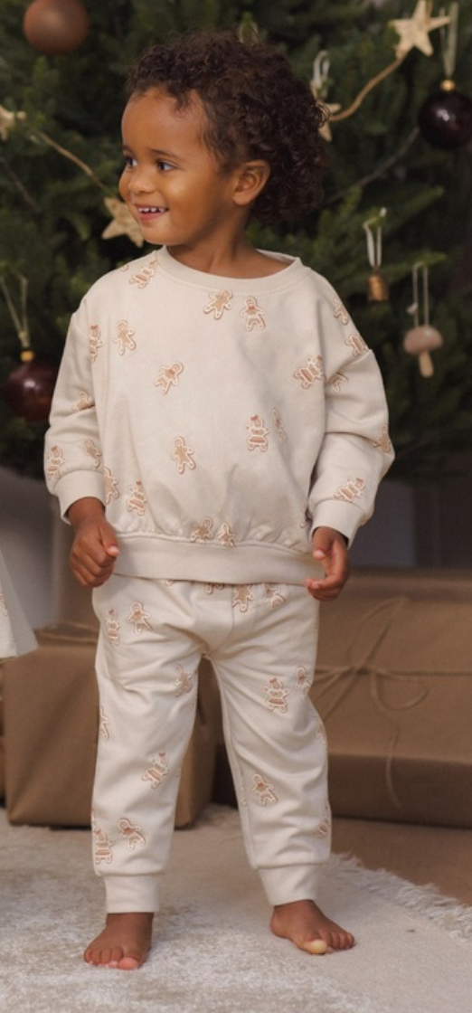 Relaxed Fleece Sweatpant || Gingerbread - Quincy Mae
