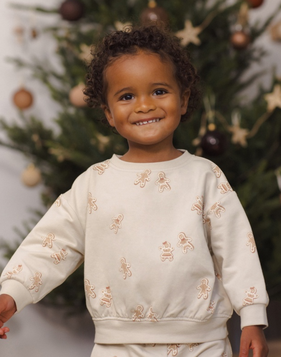 Relaxed Fleece Sweatshirt || Gingerbread - Quincy Mae