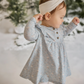 Frost Flower Print Jersey Dress Set - Petit Lem