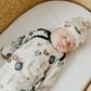 Newborn Knotted Gown- Jo - Copper Pearl