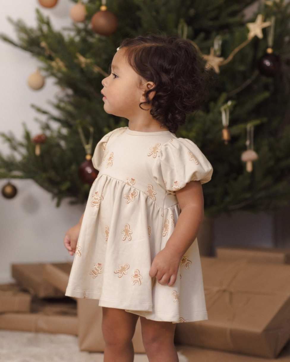 Darla Dress || Gingerbread - Quincy Mae