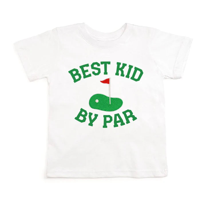 Best Kid By Par Patch Short Sleeve T-Shirt - White