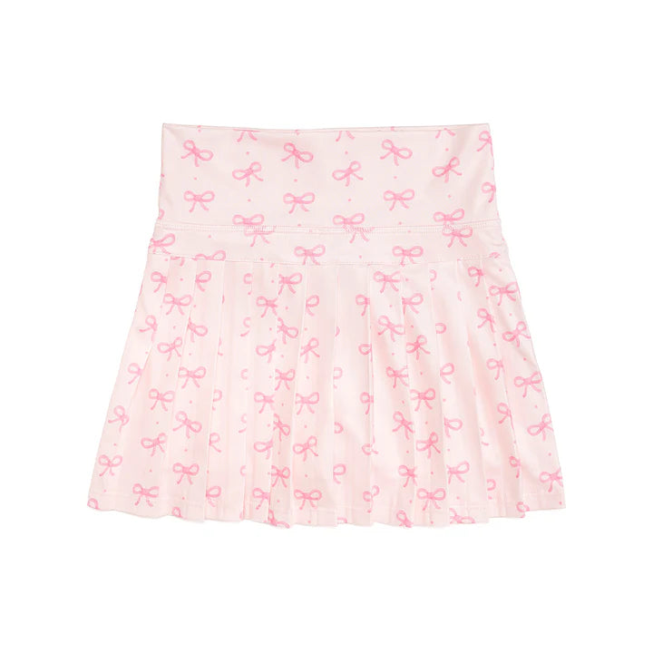 Pink Bow Athletic Skort - Sweet Wink