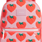Kane Backpack - Strawberries | Intarsia
