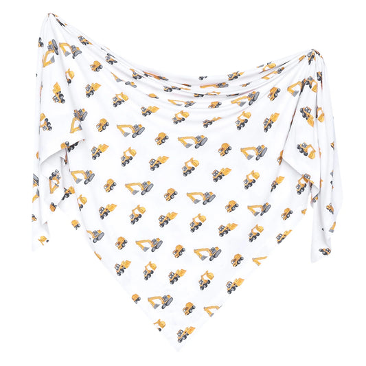 Dozer Bamboo Swaddle Blanket - Copper Pearl