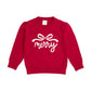 Merry Bow Christmas Sweater
