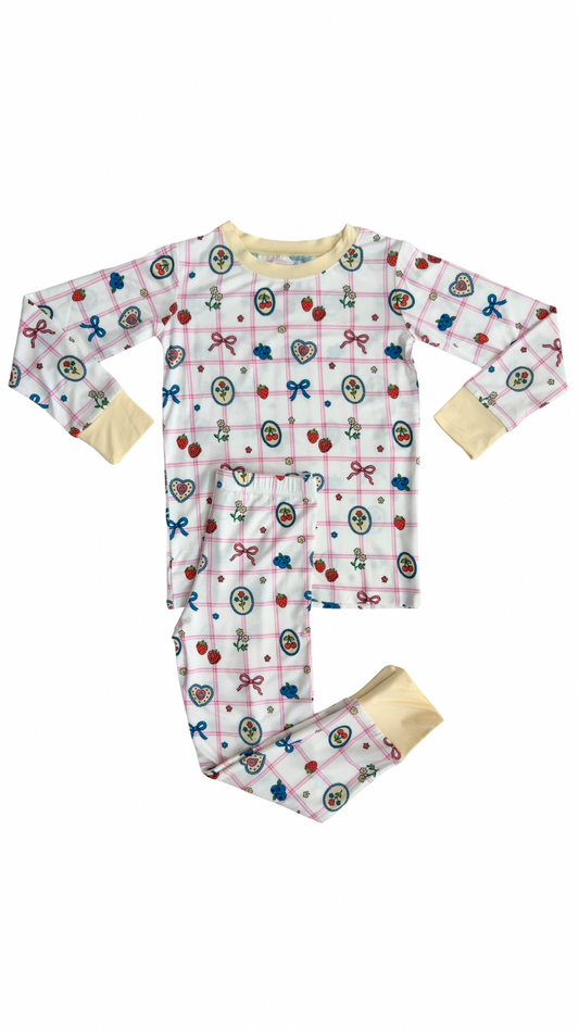 Sweet Plaid Two Piece Set - In My Jammers