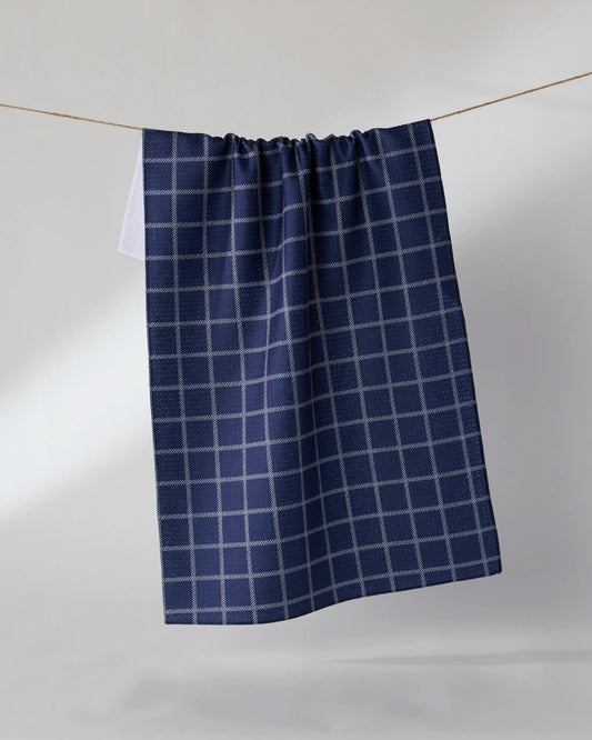 Harbor Plaid Tea Towel
