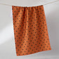 Spookydots Orange Tea Towel