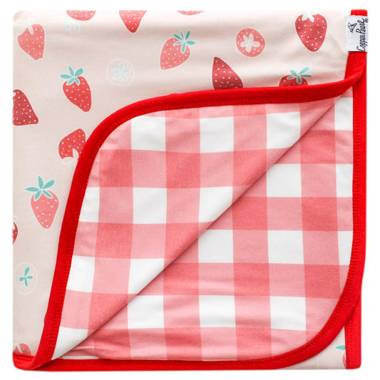 Strawberry Three-Layer Quilt