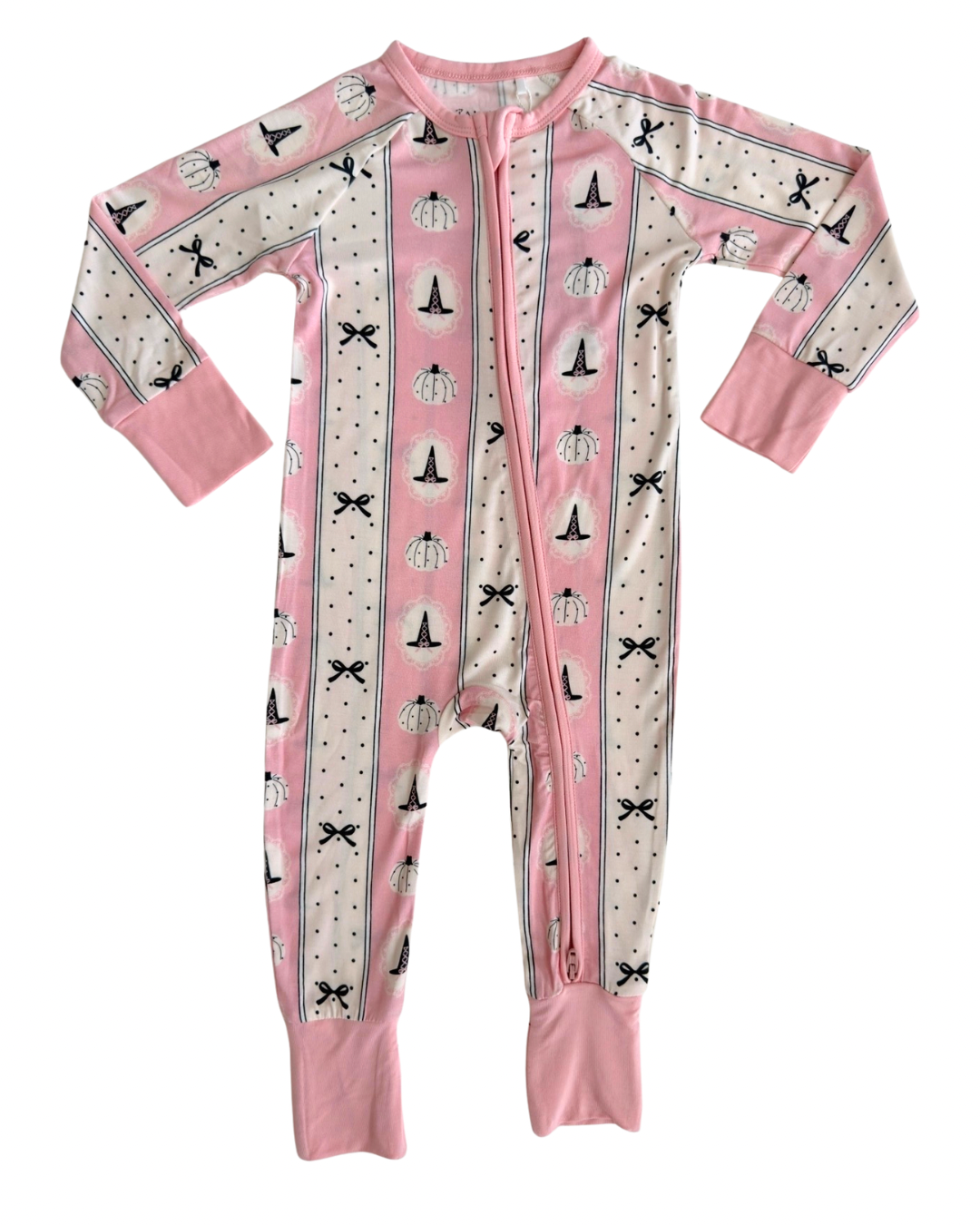 Pretty Little Pumpkins Zipper Romper