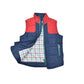 Navy & Red Fall Plaid Vest - Blue Quail