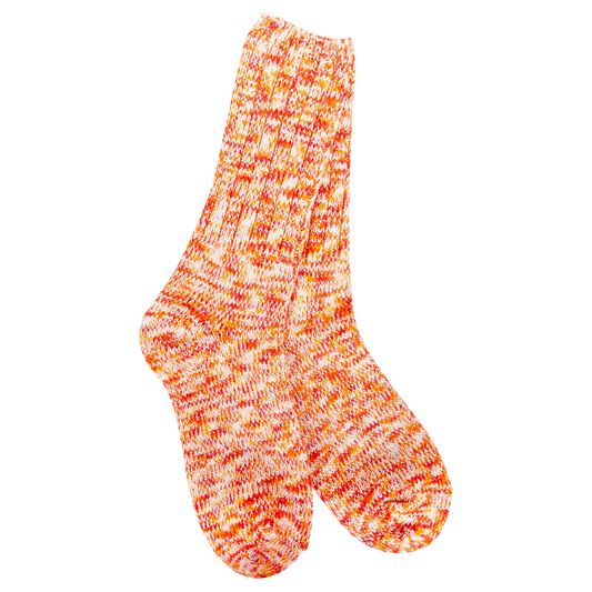 Weekend Ragg Crew Orange - Worlds Softest