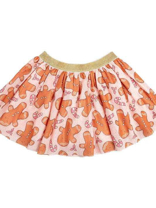 Gingerbread Christmas Tutu - Dress Up Skirt - Sweet Wink