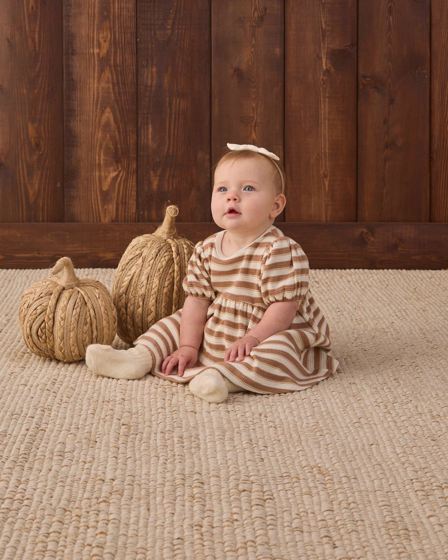 Darla Dress Spice Stripe