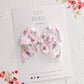 White Nutcracker Bow: Small Pigtails