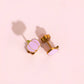 Pink Pumpkin Studs