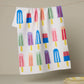 Poppy Popsicles Tea Towel