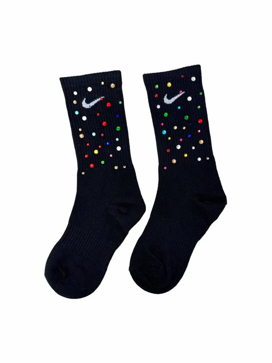 Gem Athletic Socks Black - Lola and the Boys