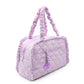 Quilted Floral Printed Medium Duffle Bag