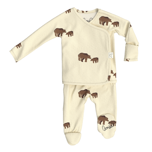 Footie - Mama Bear - Bonsie Skin to Skin Babywear