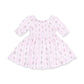 Jennifer Dress and Bloomer- Bella Rose Stripe