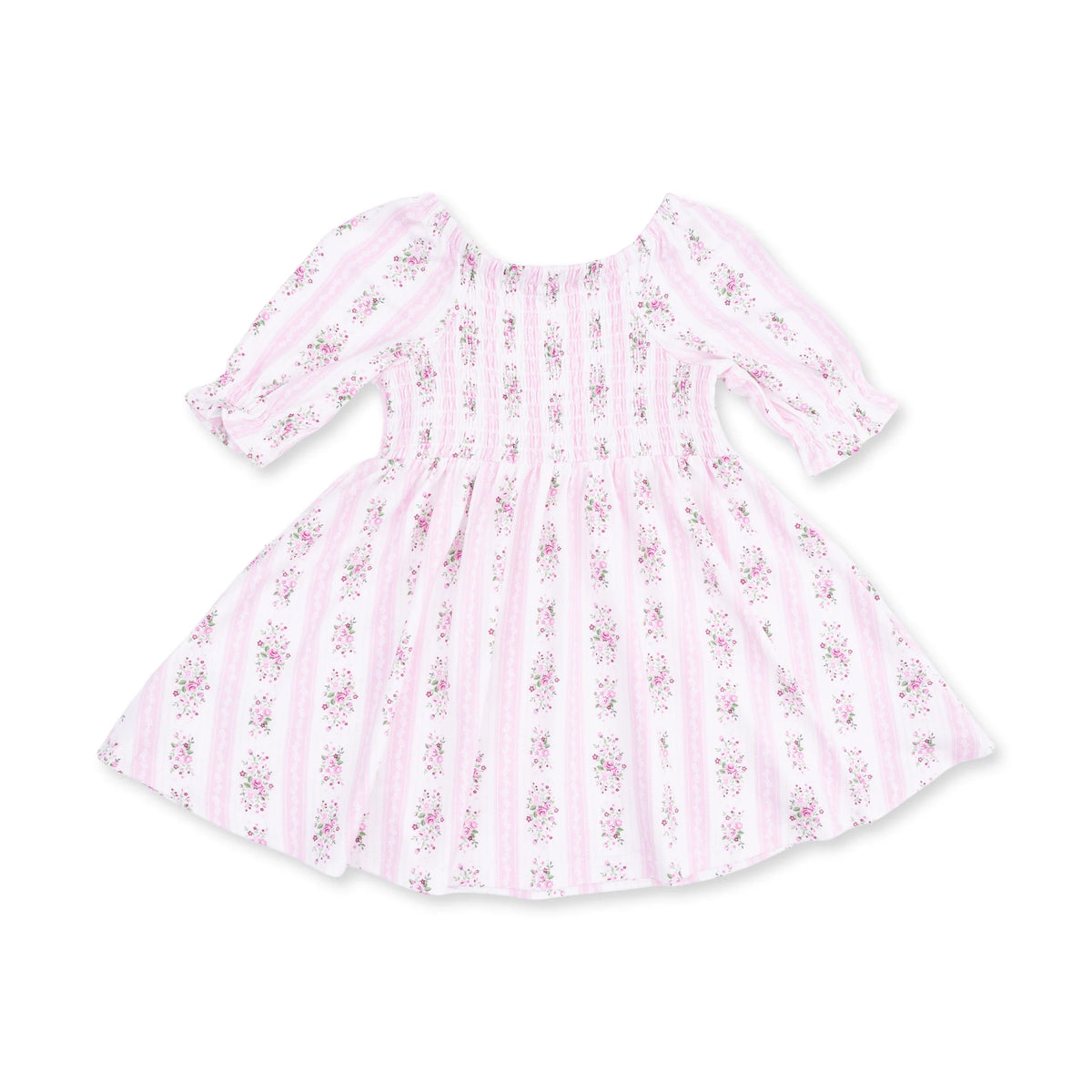 Jennifer Dress and Bloomer- Bella Rose Stripe