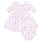 Jennifer Dress and Bloomer- Bella Rose Stripe