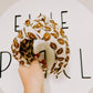 Football Tan Leopard Knotted Headband for Girls & Women - Evie Pearl Handmade LLC