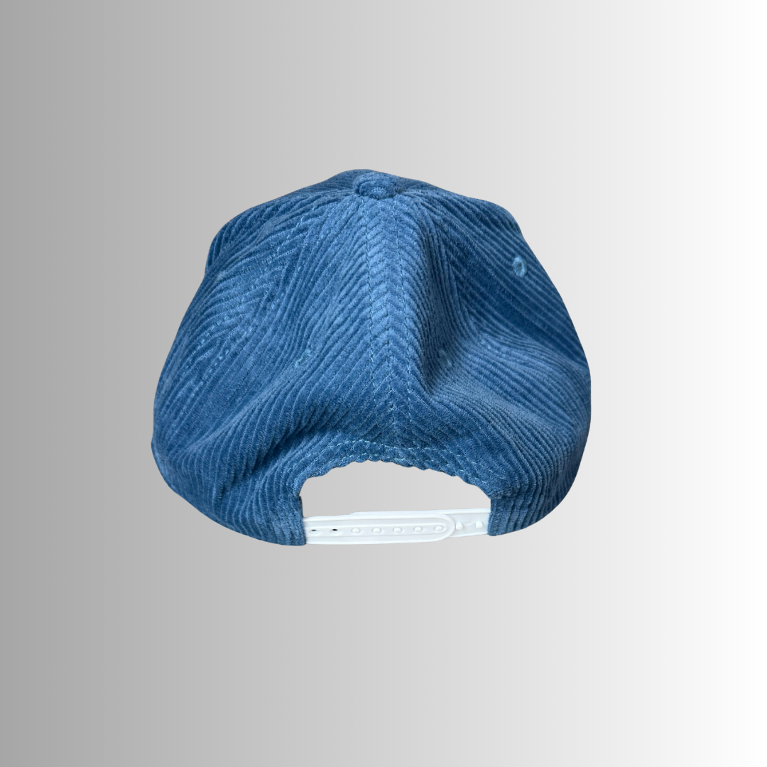 Strong as a mother® Corduroy Hat - Blue: Blue