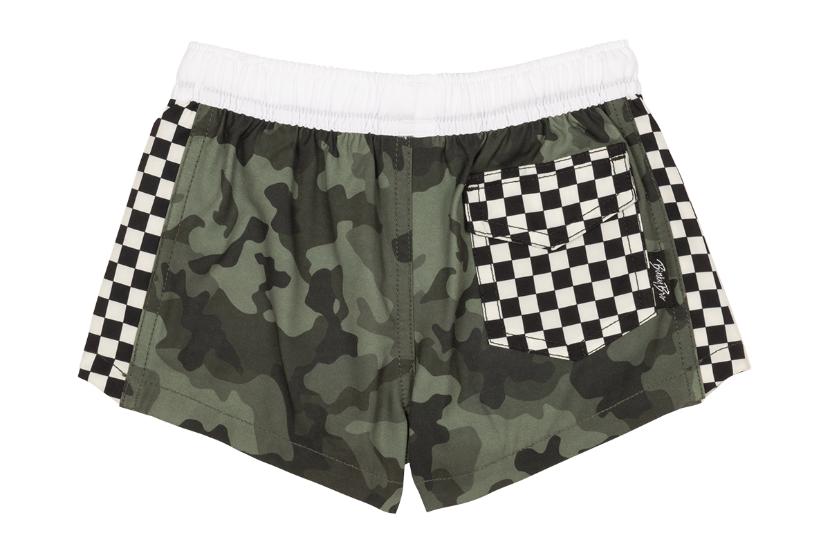 Kids Swimsuit Brovo: Camo / 2T - Baby Sweet Pea's Boutique