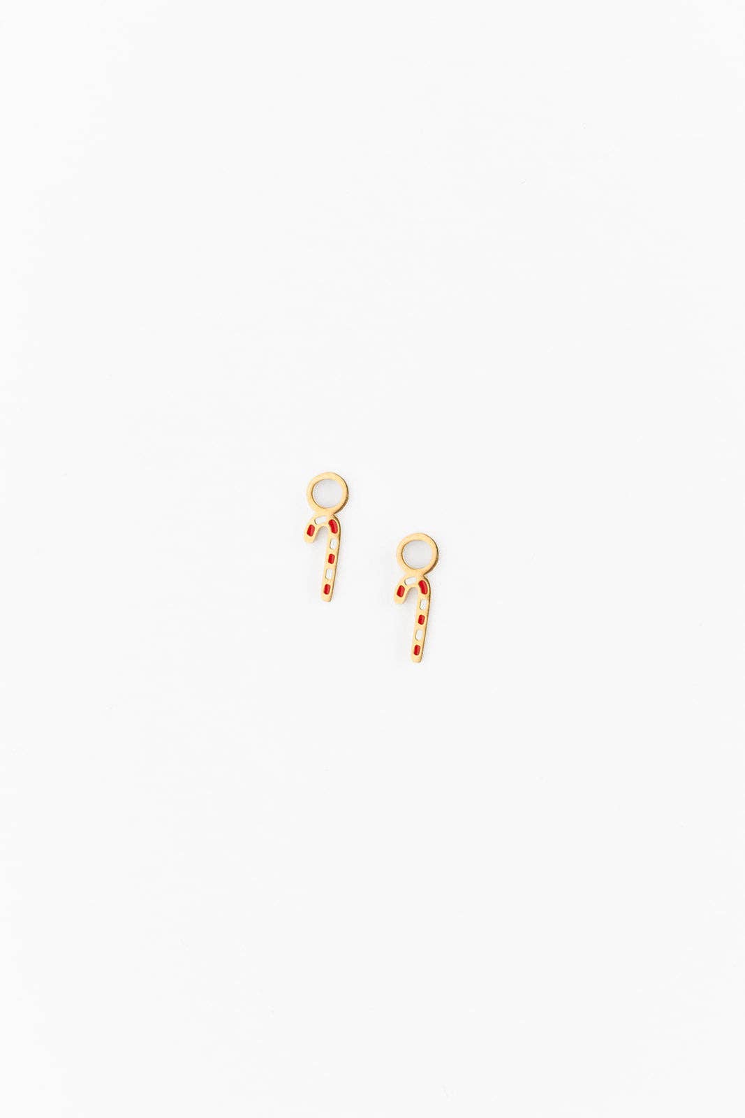 Candy Cane Charm: Pair