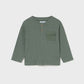 Hunter Green Ribbed Henley - Mayoral