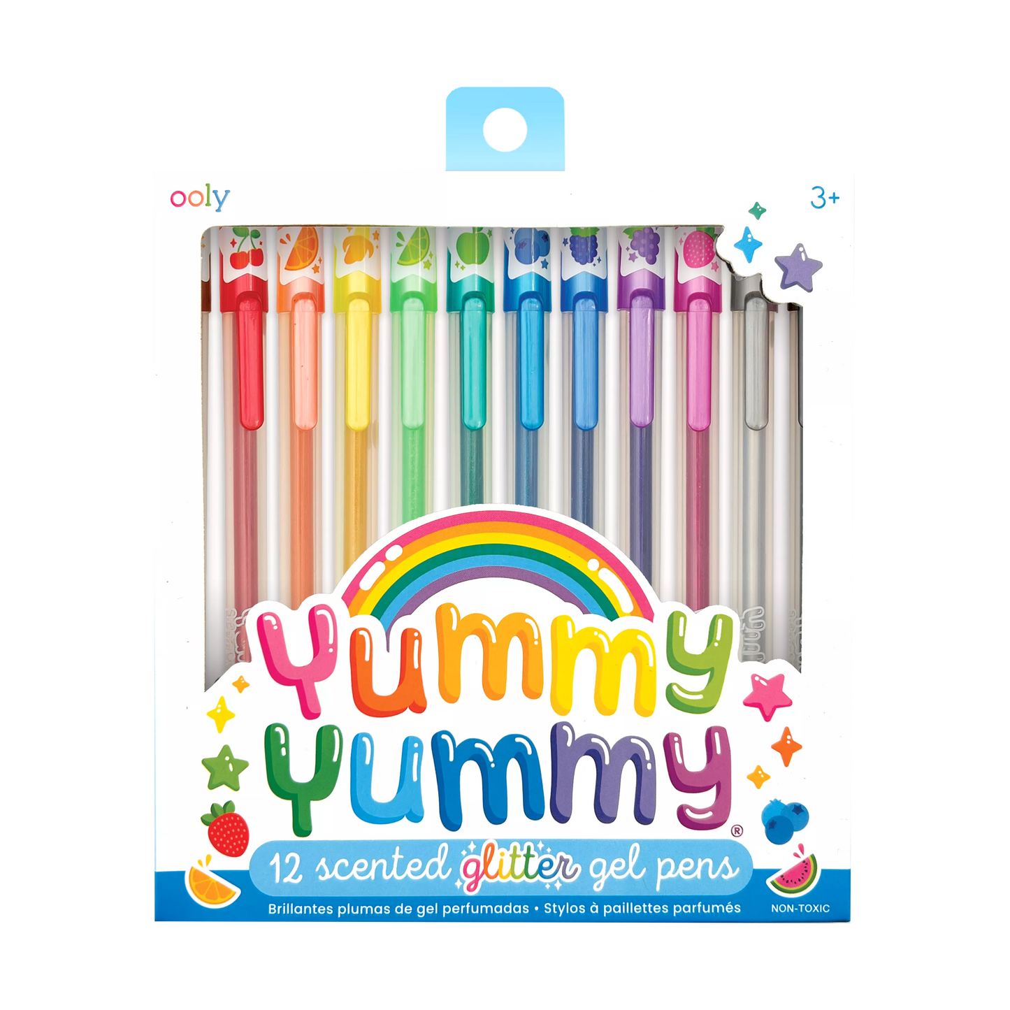 Yummy Yummy: Scented Glitter Gel Pens (Set of 12) - Ooly