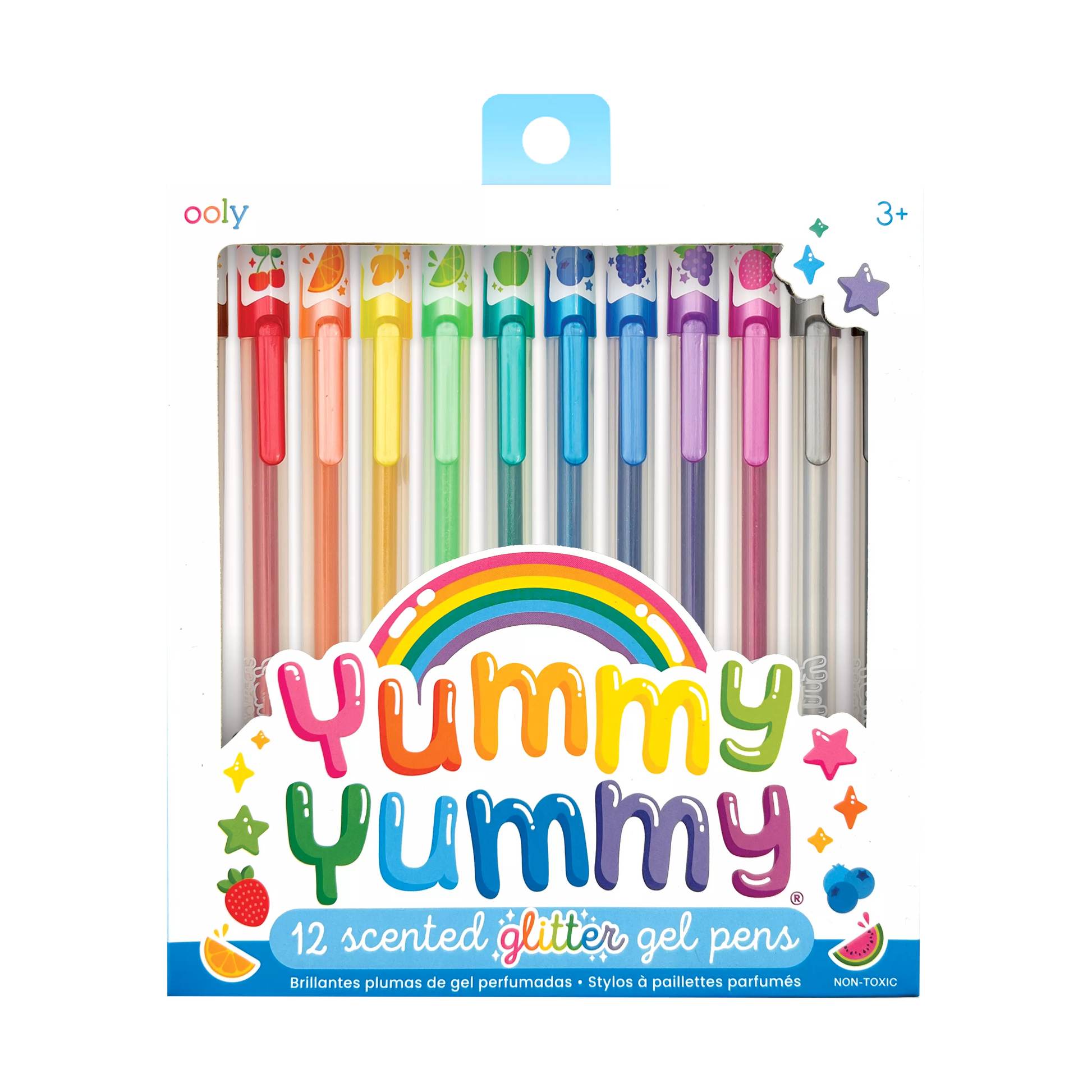 Yummy Yummy: Scented Glitter Gel Pens (Set of 12) - Ooly