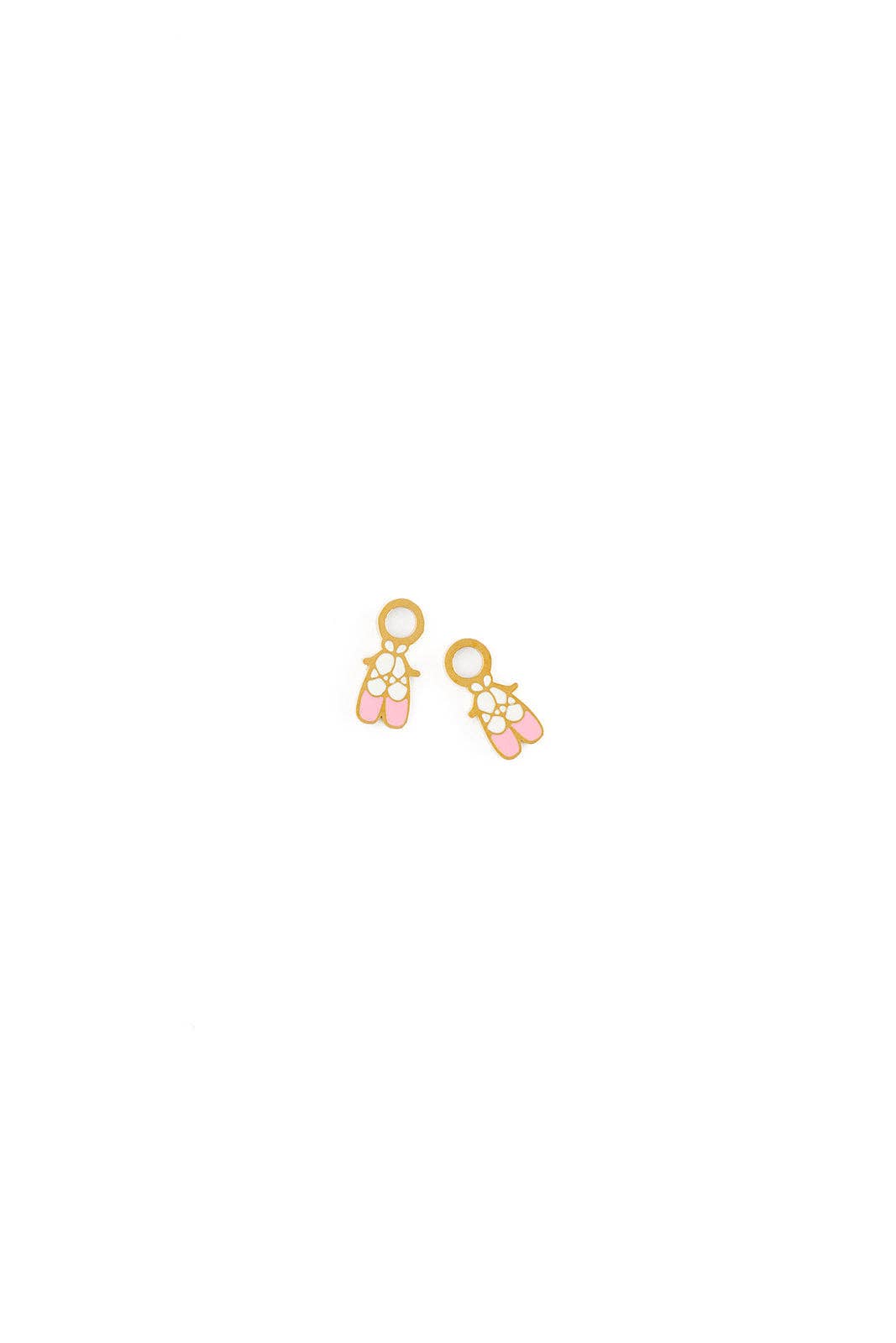 Ballet Charm Earring - Hypoallergenic, Girl Gift: Pair