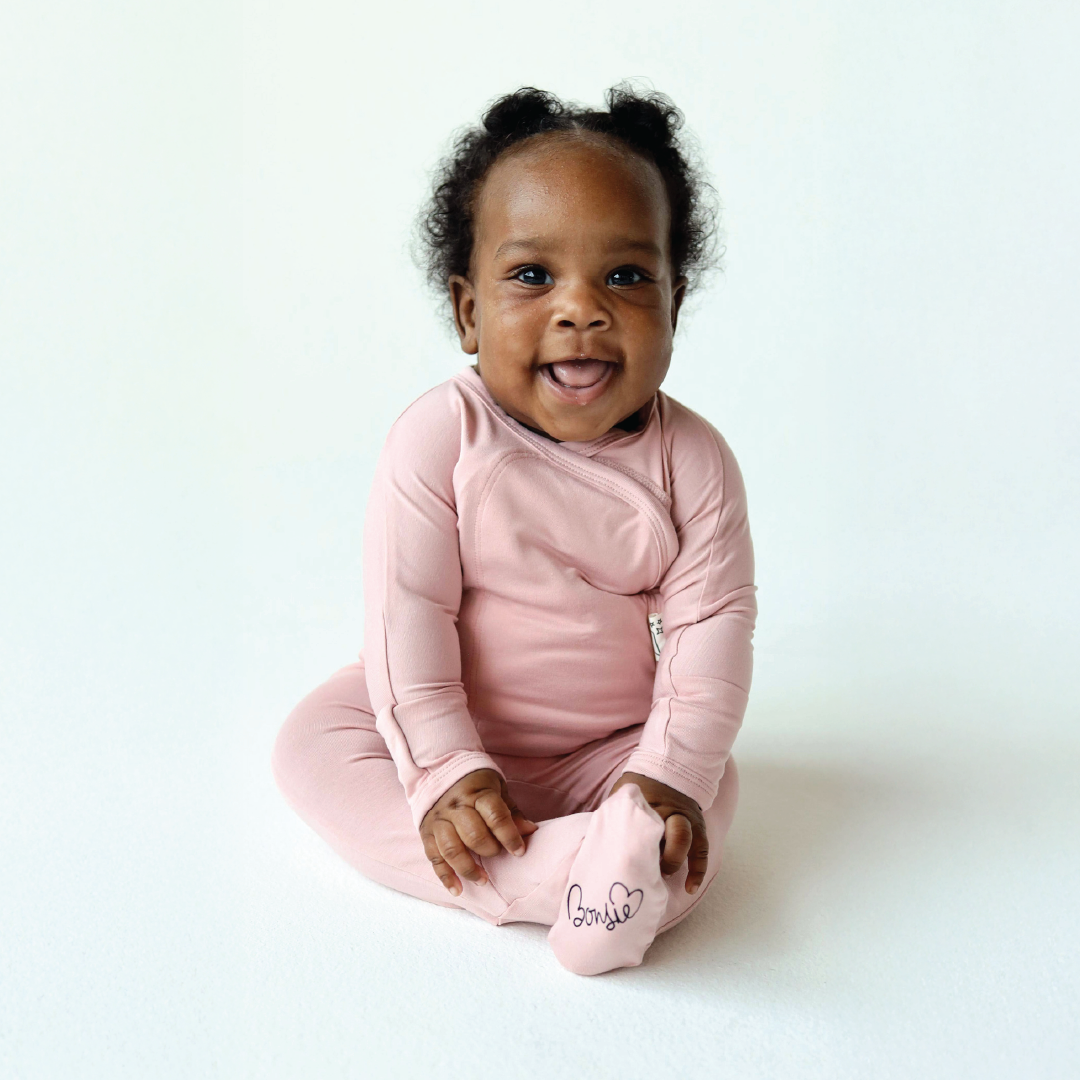 Footie - Peony: 0-3 M