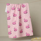 Flamingo Floatie Tea Towel - Geometry