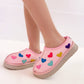 Candy Heart Sherpa Booties