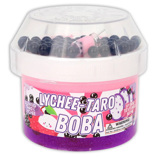 Lychee Taro Boba - Hybrid Textured Slime