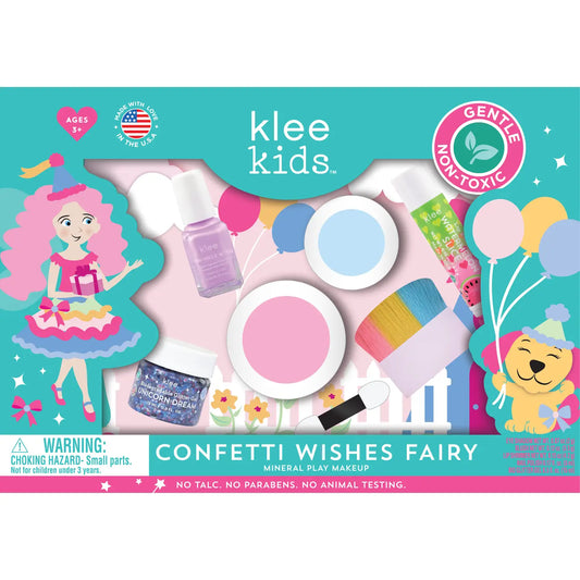 Confetti Wishes Fairy -Klee Kids Deluxe Play Makeup Kit