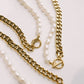 Chain Reaction Pearl Necklace