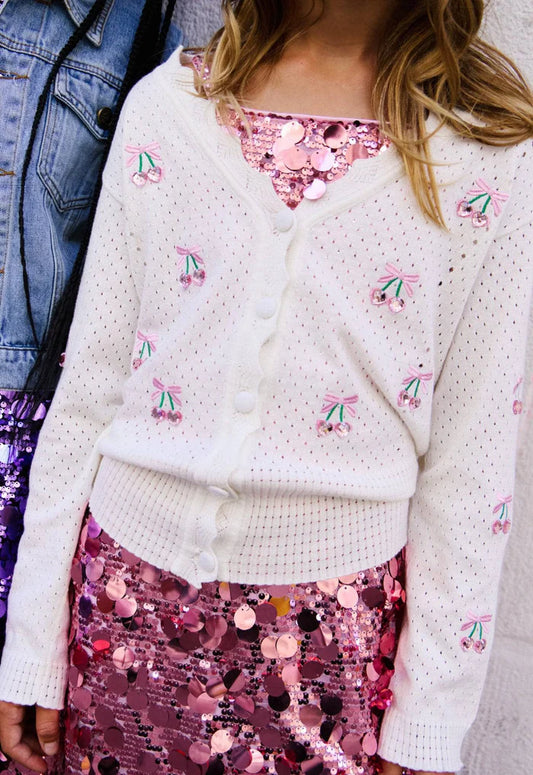 Cherry on Top Cardigan - Lola and the Boys