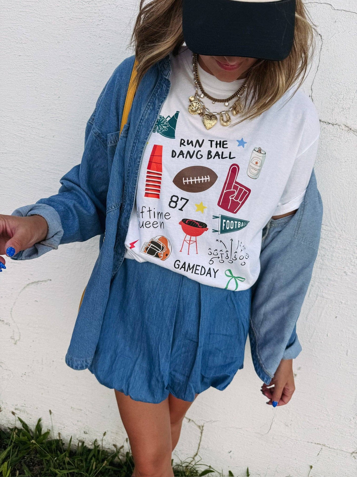 Run the Dang Ball Graphic Tee - Baby Sweet Pea's Boutique