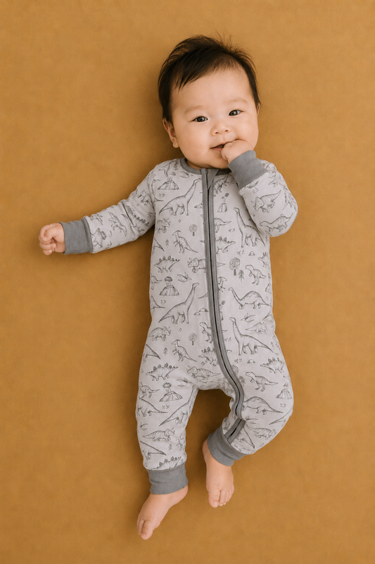 Dino Doodles Bamboo Sleeper: 0-3M