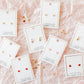 Screwback Stud Earrings - Nora Heart Pink
