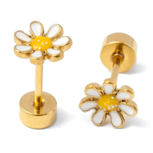 Mini Daisy Stud Earrings